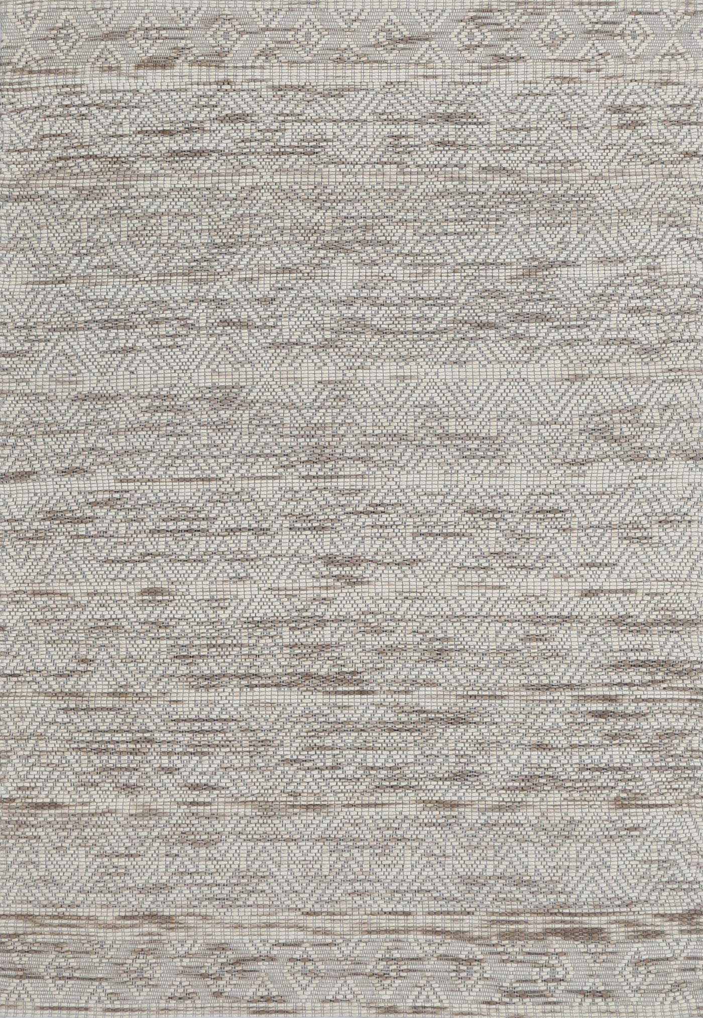 Copacabana Chevron Beige Wool Rug