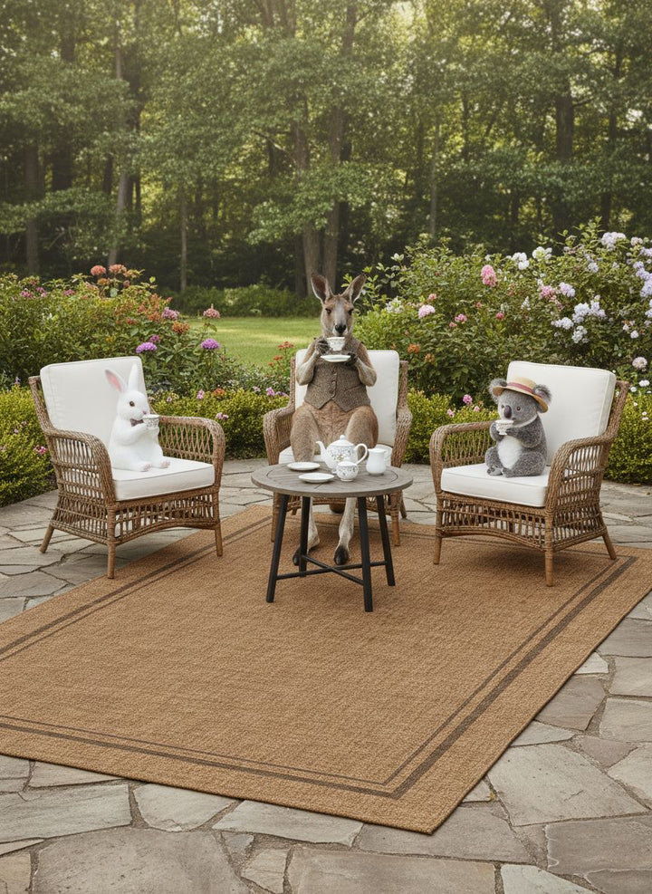 Himalaya Bordo Brown Indoor Outdoor Flatweave Rug – Treasures of Turkey