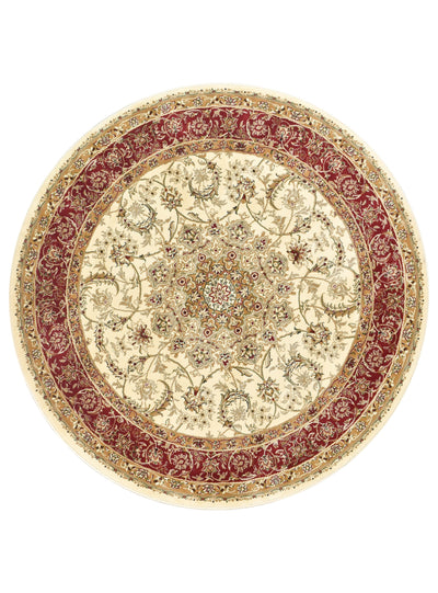 Alice Cream Red Rug | Treasures of Turkey