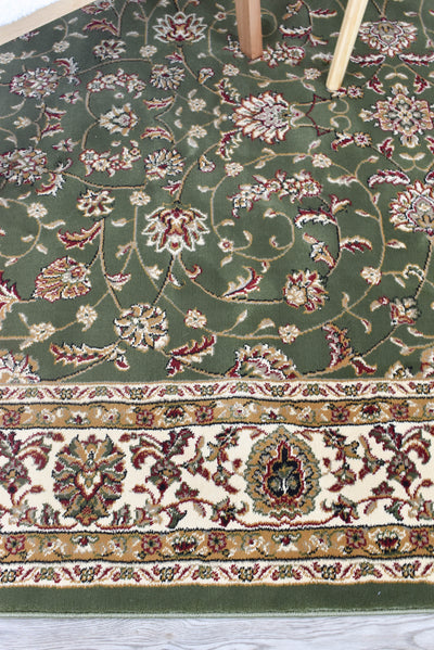 Alice Green Rug | Treasures of Turkey