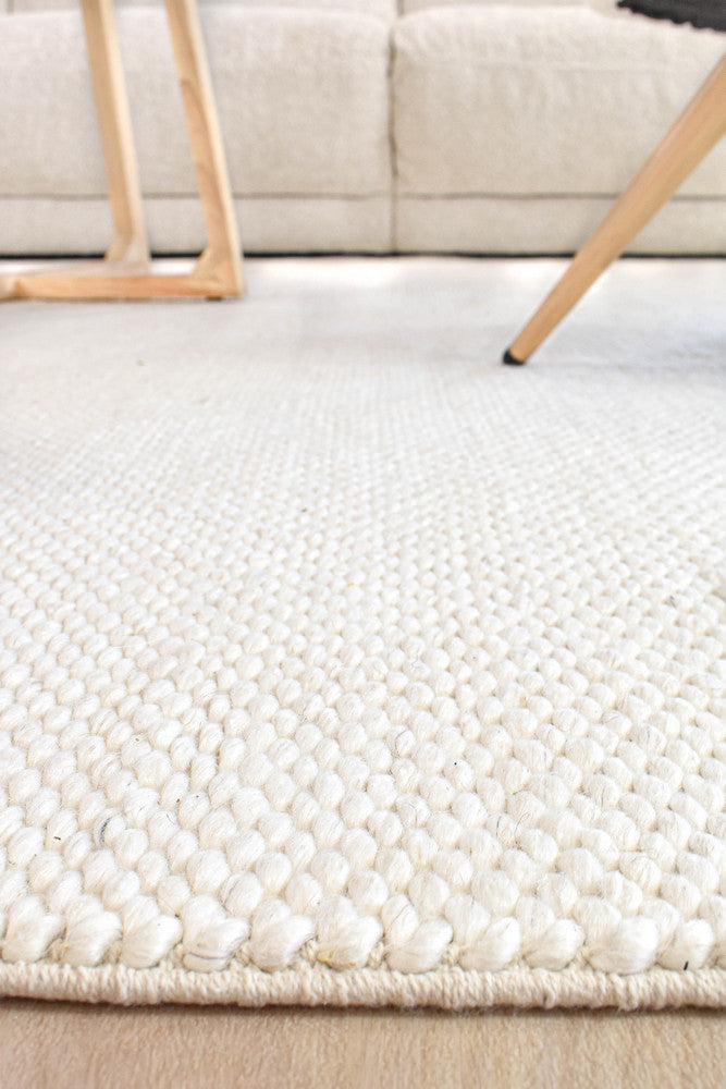 Allure Cloud Silk Wool Rug - Turkish-inspired textured rug from Treasures of Turkey