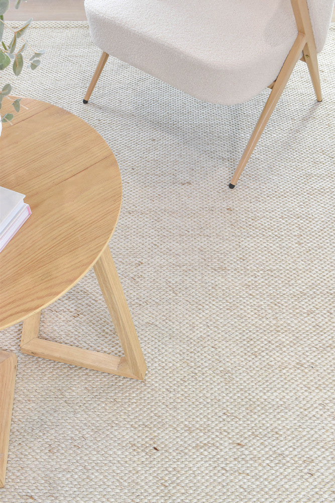 Allure Earth Linen Wool Rug - Turkish-inspired textured rug from Treasures of Turkey