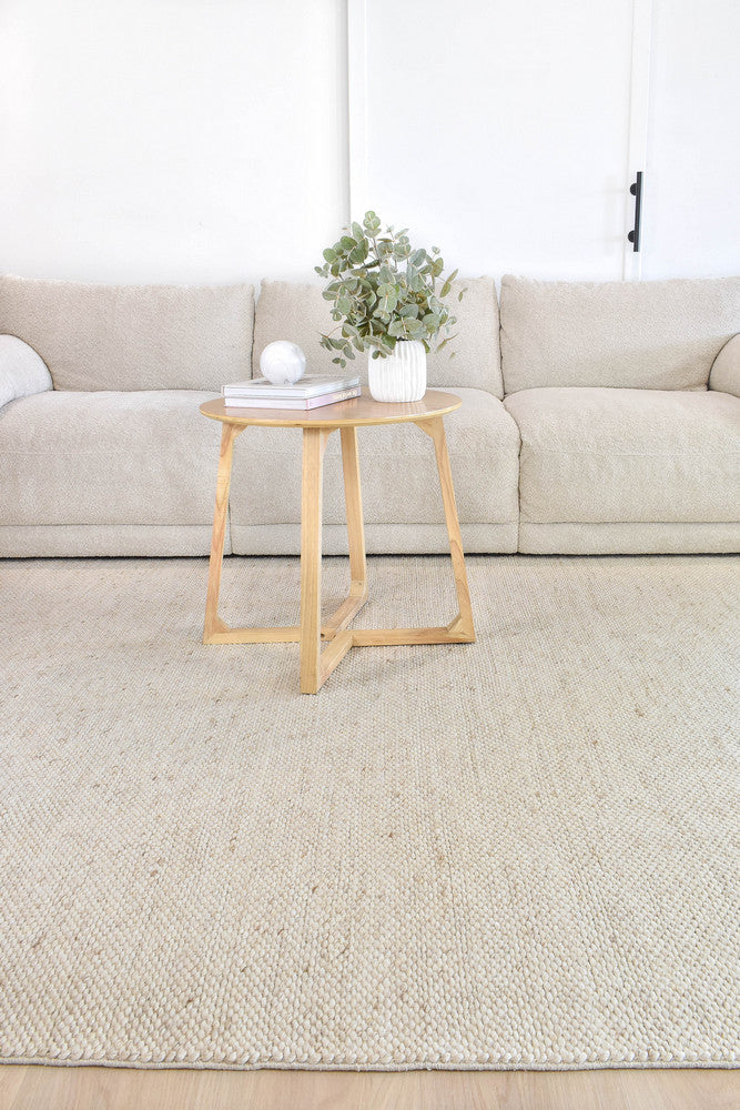 Allure Earth Linen Wool Rug - Turkish-inspired textured rug from Treasures of Turkey