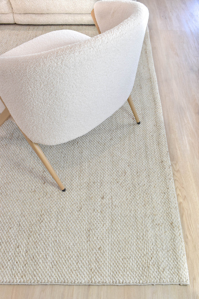 Allure Earth Linen Wool Rug - Turkish-inspired textured rug from Treasures of Turkey