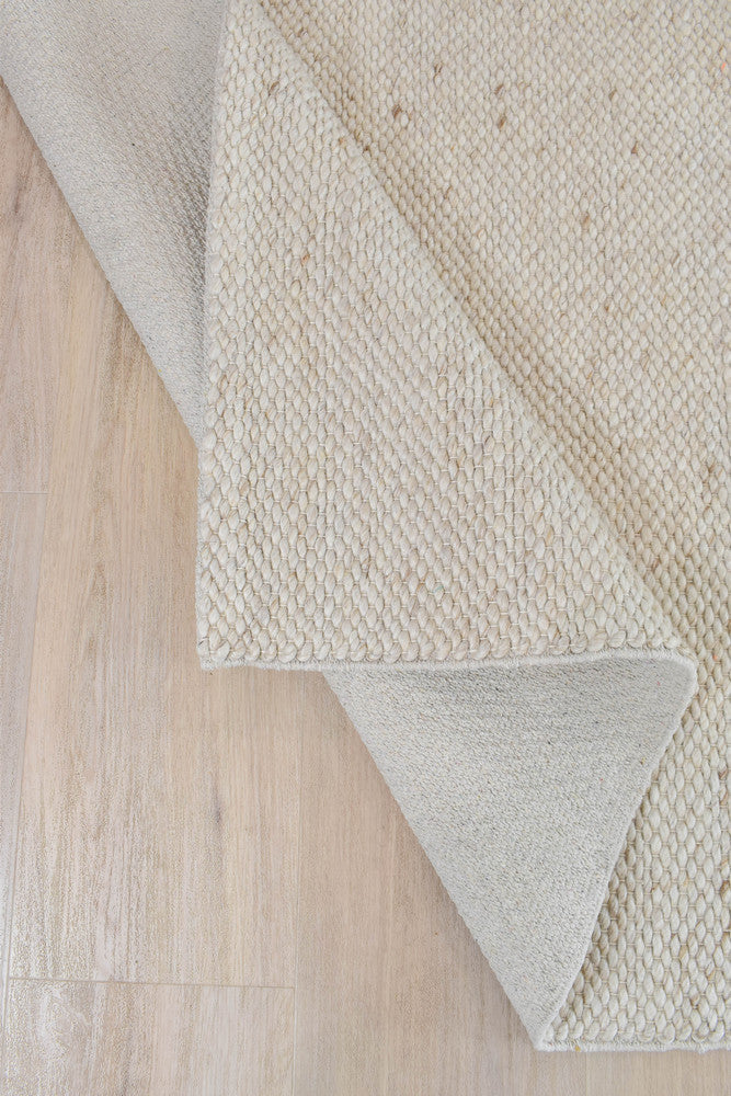 Allure Earth Linen Wool Rug - Turkish-inspired textured rug from Treasures of Turkey