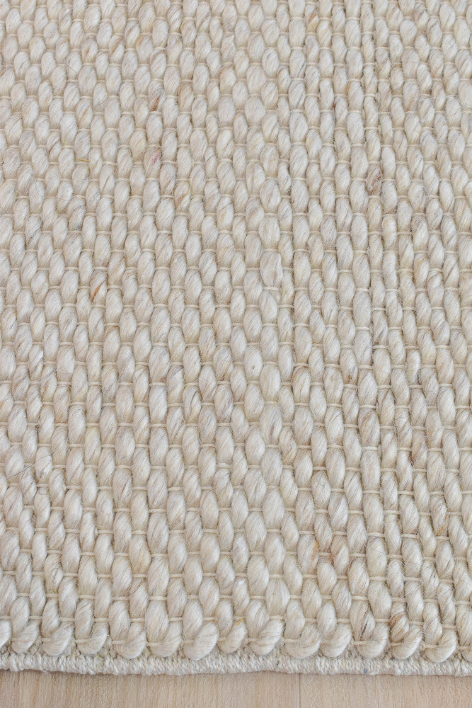 Allure Earth Linen Wool Rug - Turkish-inspired textured rug from Treasures of Turkey