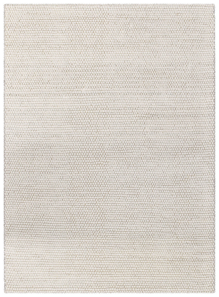 Allure Ivory Tusk Wool Rug - Turkish-inspired textured rug from Treasures of Turkey