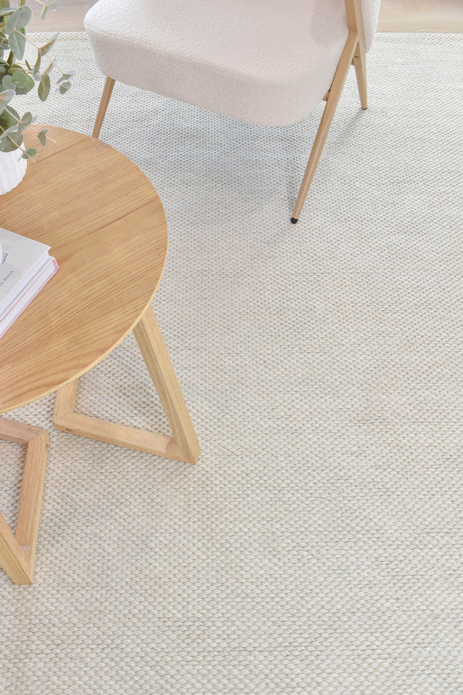 Allure Pearl Handmade Textured Wool Rug – Treasures of Turkey
