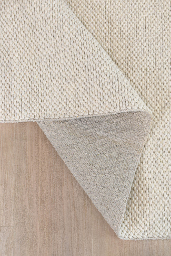 Allure Pearl Wool Rug - Turkish-inspired textured rug from Treasures of Turkey