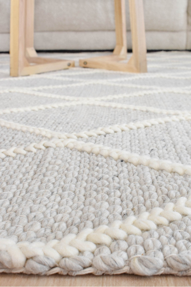 Allure Stone Wash Wool Rug - Turkish-inspired textured rug from Treasures of Turkey