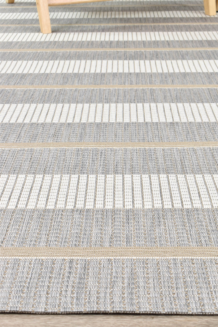 Eva Grey Cream Indoor Outdoor Flatweave Rug – Treasures of Turkey Australia