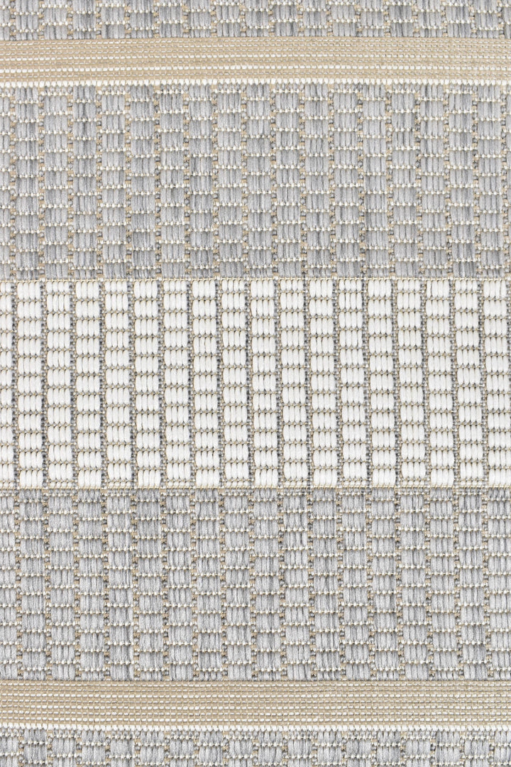 Eva Grey Cream Indoor Outdoor Flatweave Rug – Treasures of Turkey Australia
