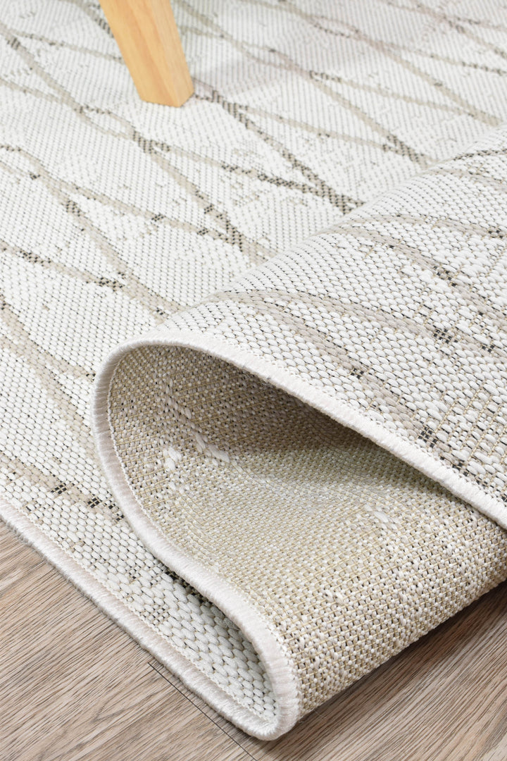 Eva Cream Beige Indoor Outdoor Flatweave Rug – Treasures of Turkey Australia
