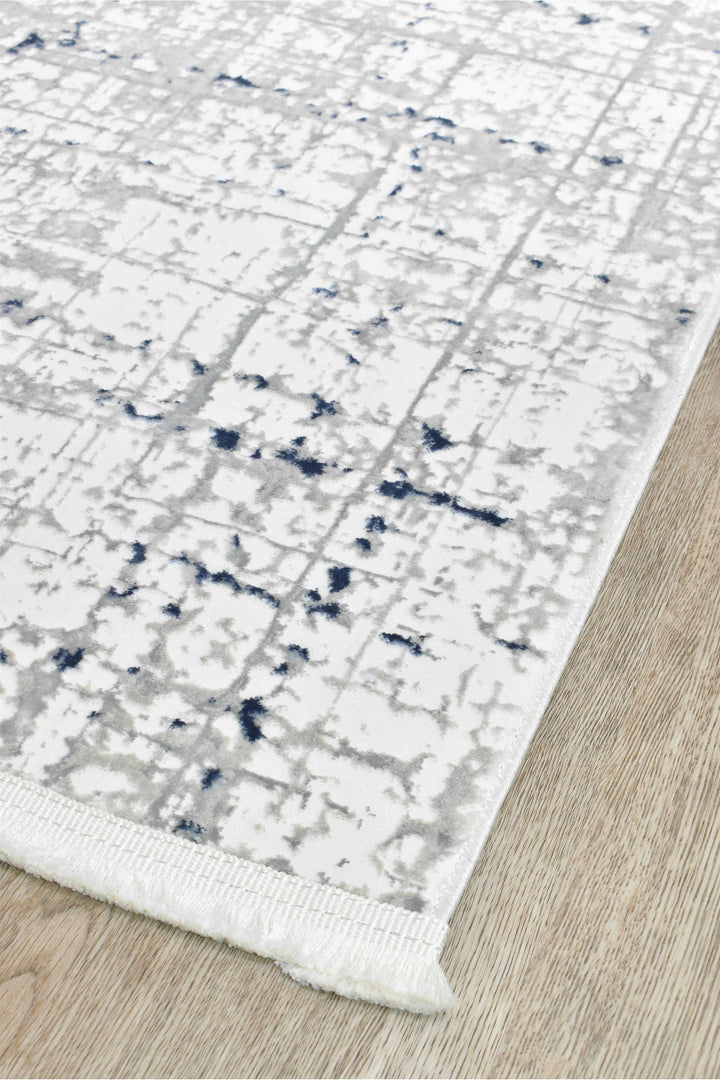 Harmonia Tiger White Rug - Turkish-inspired modern rug from Treasures of Turkey