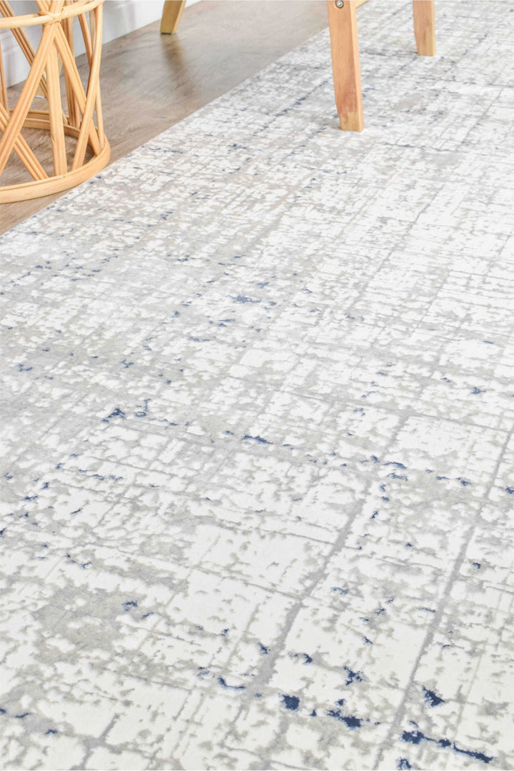 Harmonia Tiger White Rug - Turkish-inspired modern rug from Treasures of Turkey
