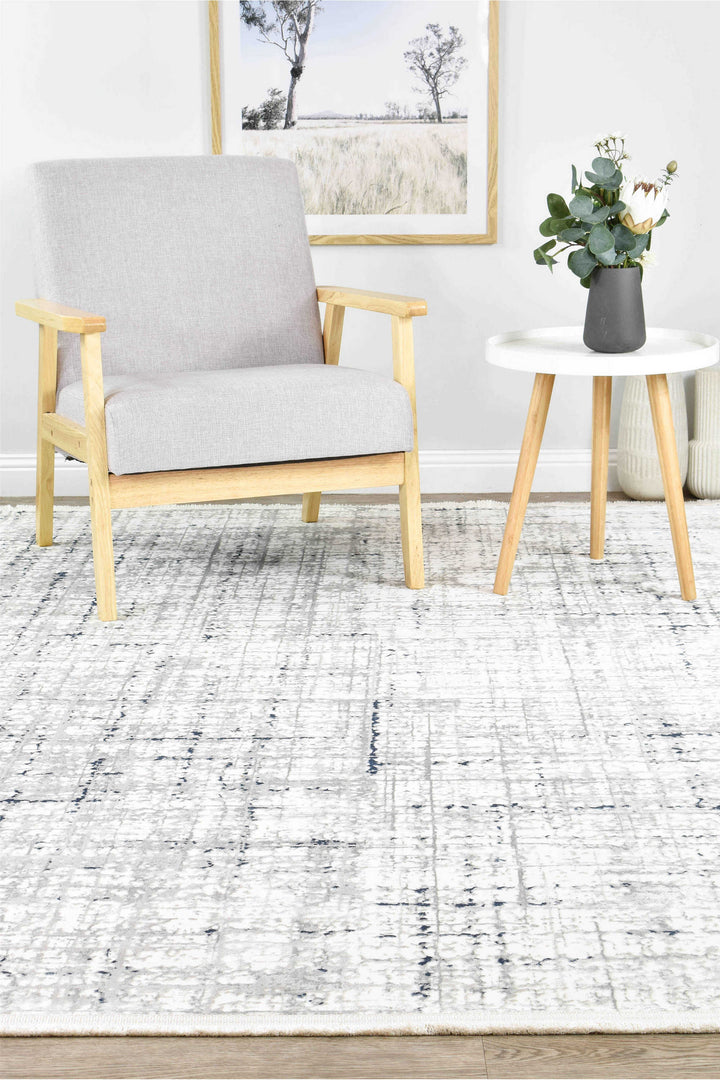 Harmonia Tiger White Rug - Turkish-inspired modern rug from Treasures of Turkey