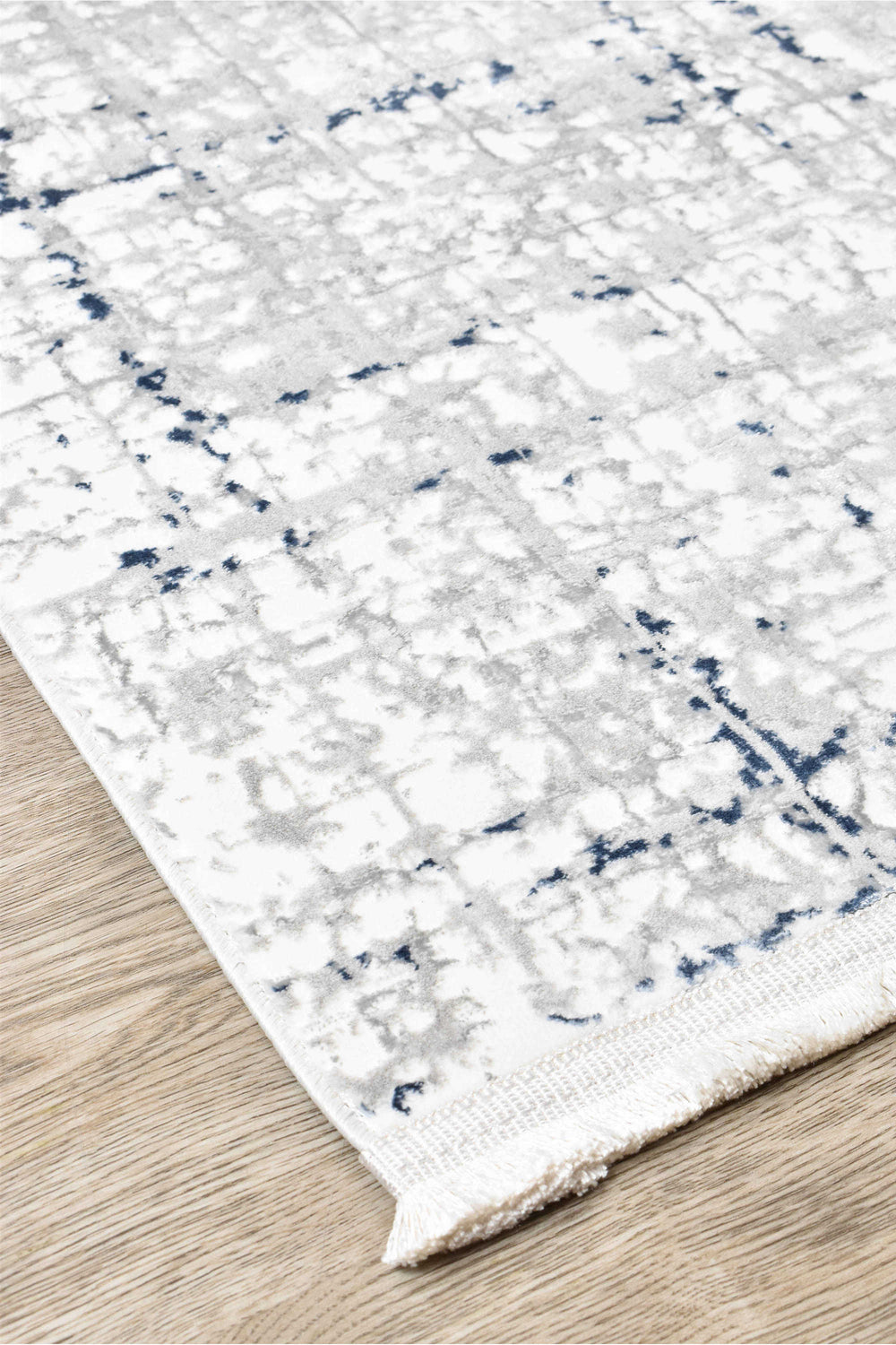 Harmonia Tiger White Rug - Turkish-inspired modern rug from Treasures of Turkey