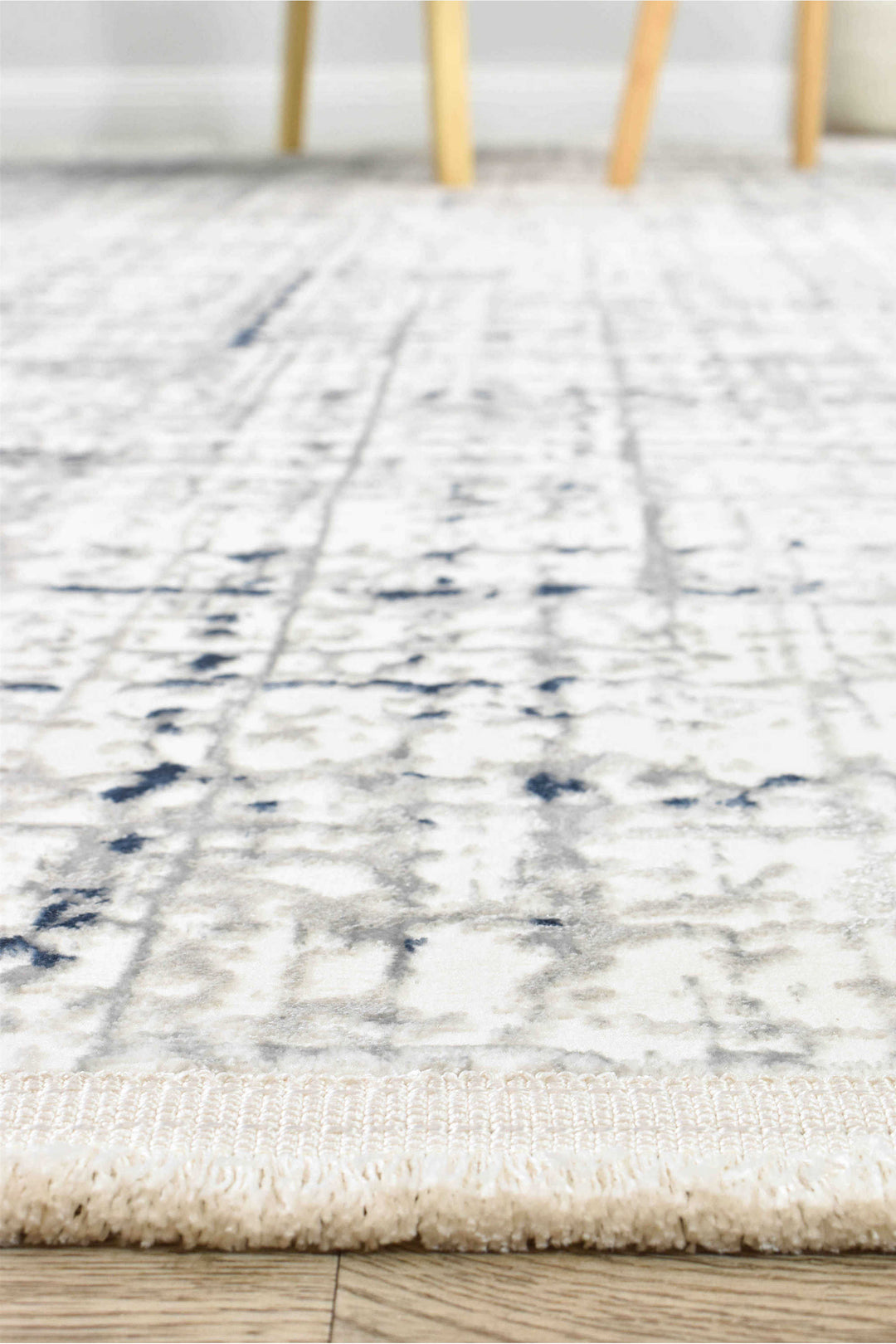 Harmonia Tiger White Rug - Turkish-inspired modern rug from Treasures of Turkey