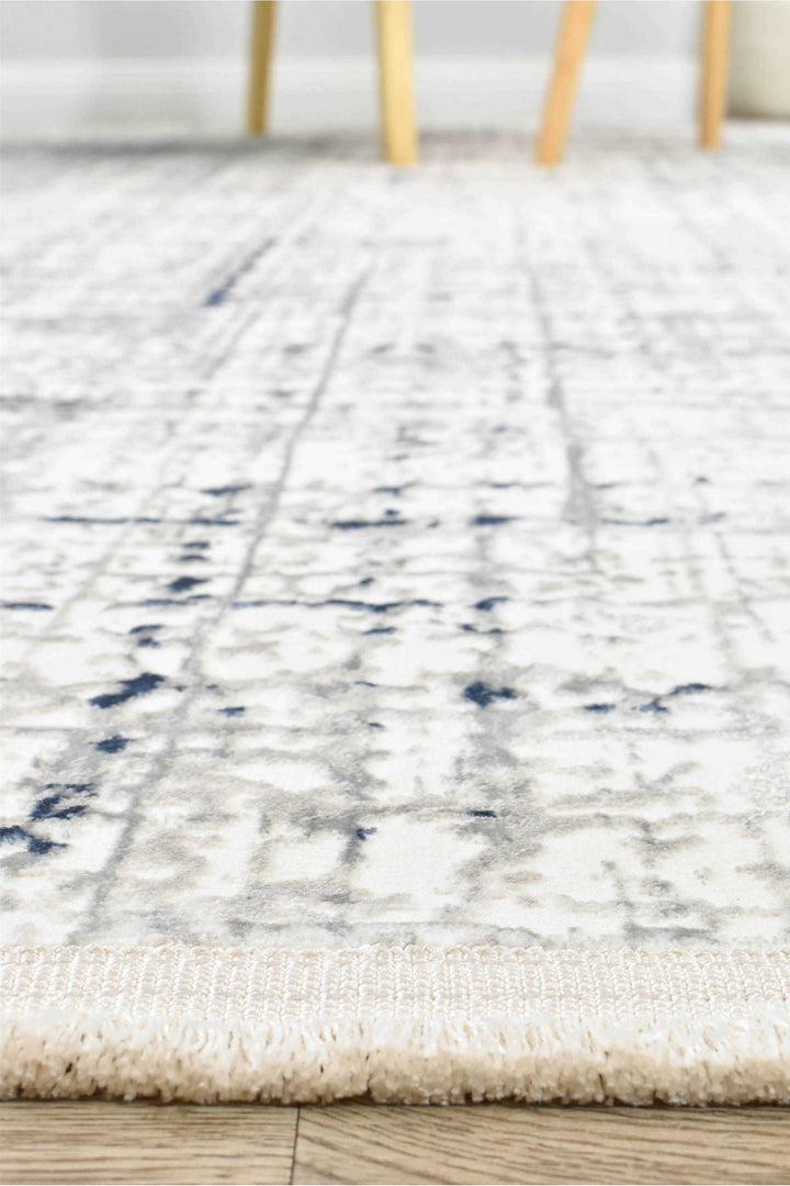 Harmonia Tiger White Rug - Turkish-inspired modern rug from Treasures of Turkey