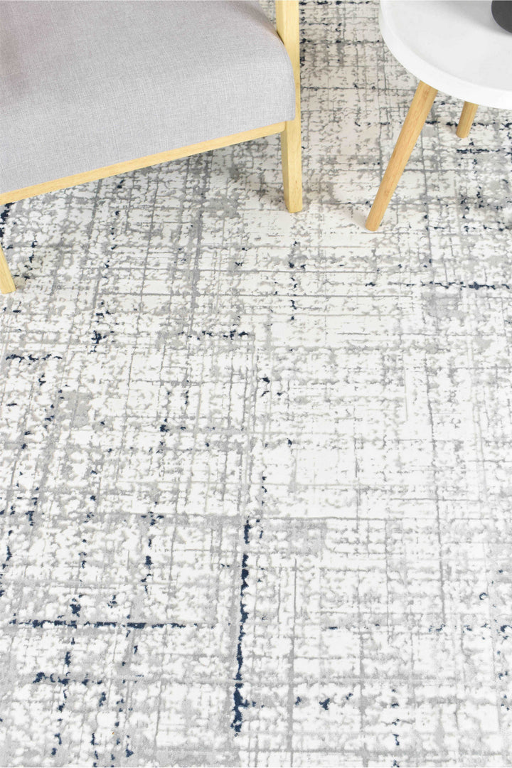 Harmonia Tiger White Rug - Turkish-inspired modern rug from Treasures of Turkey
