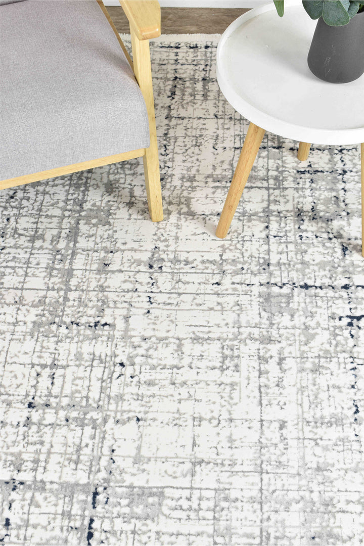 Harmonia Tiger White Rug - Turkish-inspired modern rug from Treasures of Turkey
