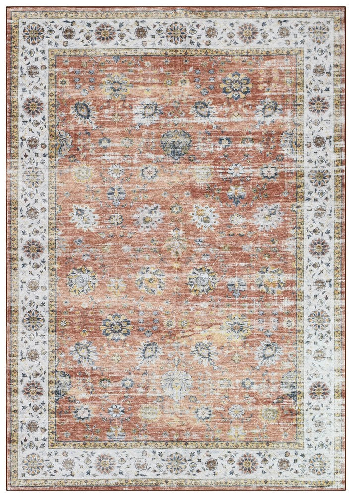 Novaro Auburn Clay Traditional Rug - Turkish-inspired modern rug from Treasures of Turkey