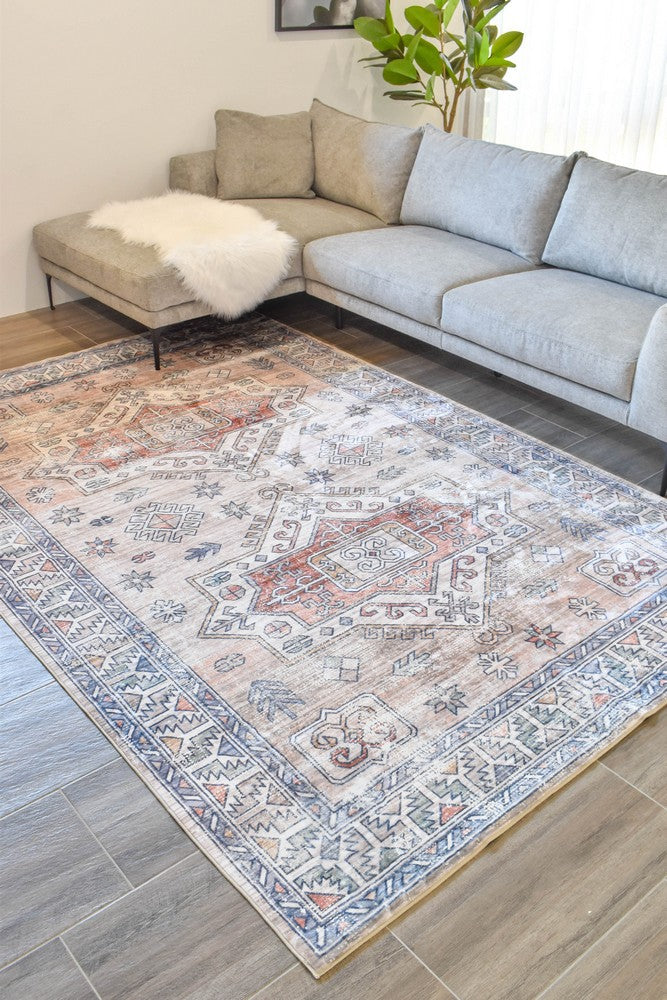 Novaro Orchid Bloom Traditional Floral Rug – Treasures of Turkey