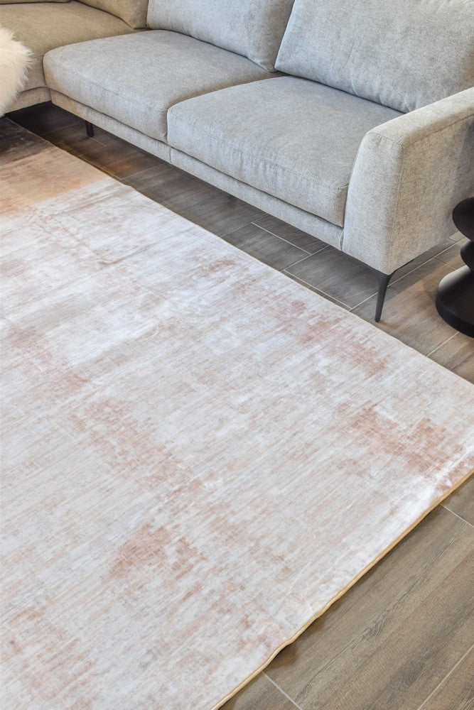 Novaro Sand Silk Traditional Rug - Turkish-inspired modern rug from Treasures of Turkey