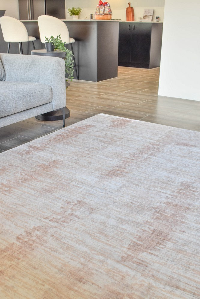 Novaro Sand Silk Traditional Rug - Turkish-inspired modern rug from Treasures of Turkey