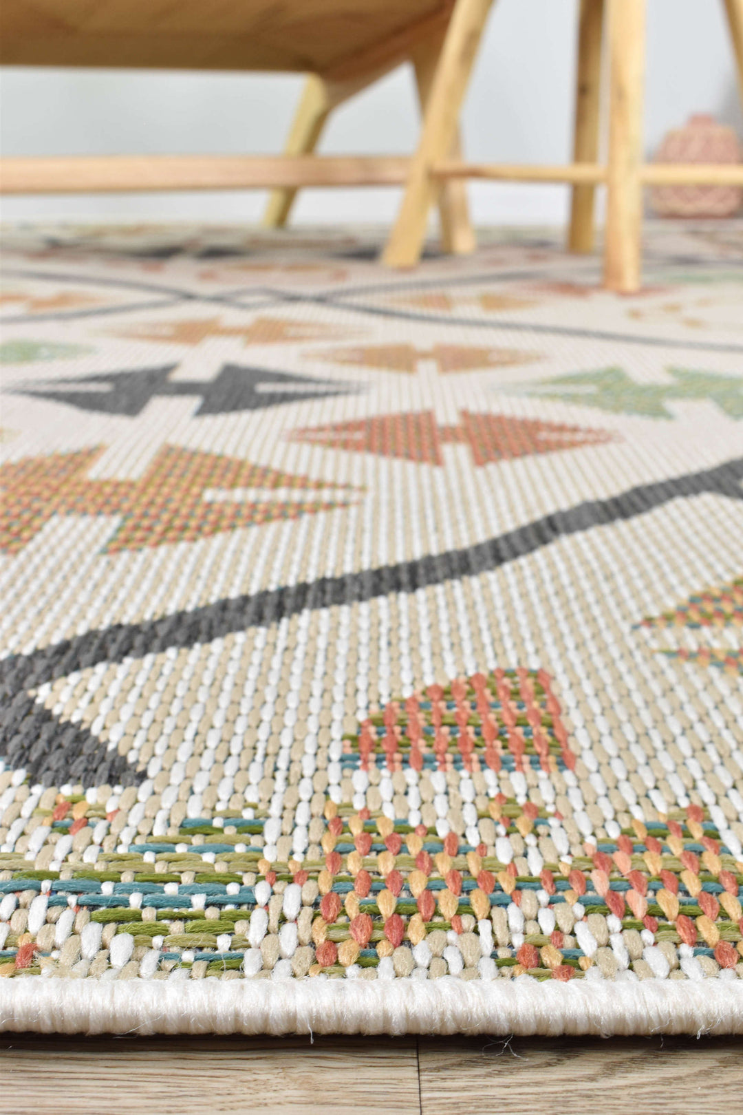 Aurora Tenochca Aztec Multi-Colour Terracotta Indoor Outdoor Rug – Treasures of Turkey Australia