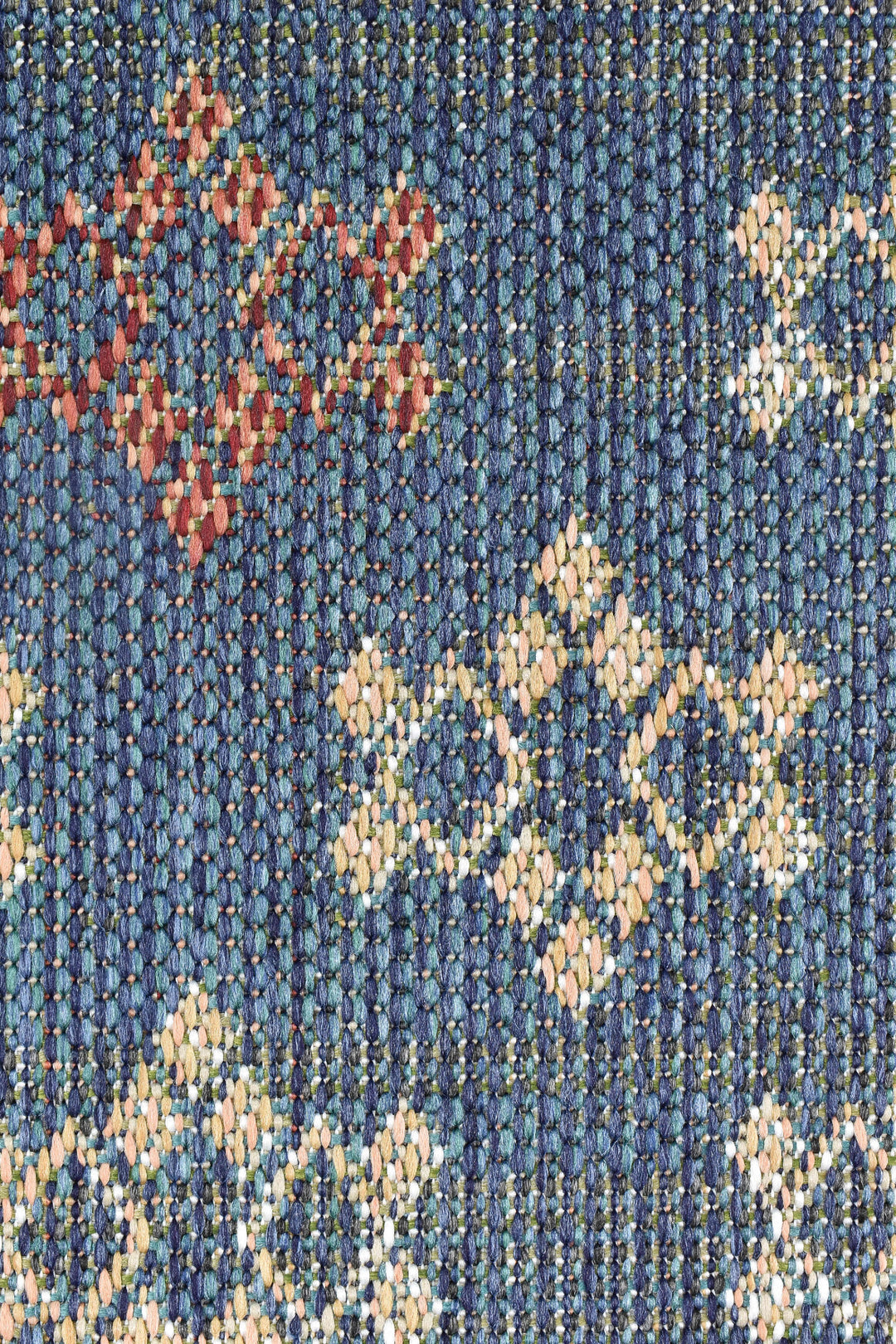 Montana Sapphire Rug - Turkish-inspired indoor/outdoor rug from Treasures of Turkey