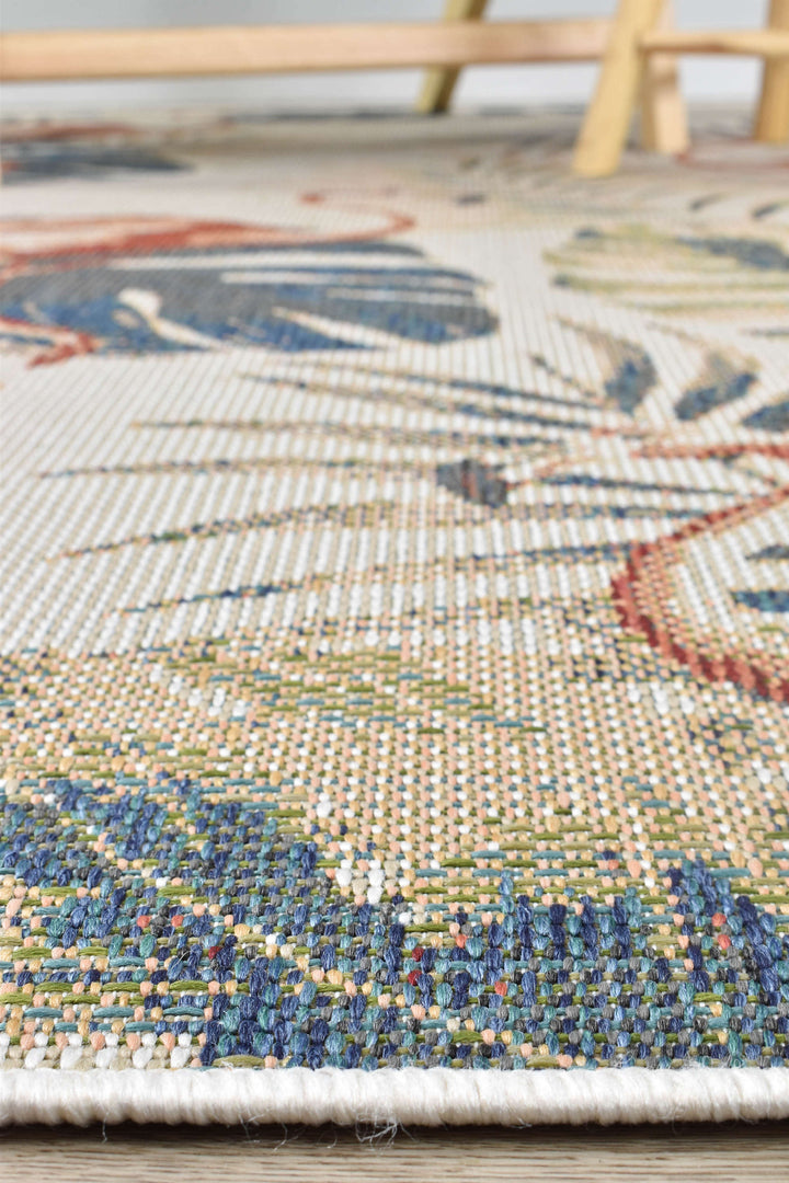 Montana Flamingo Rug - Turkish-inspired indoor/outdoor rug from Treasures of Turkey