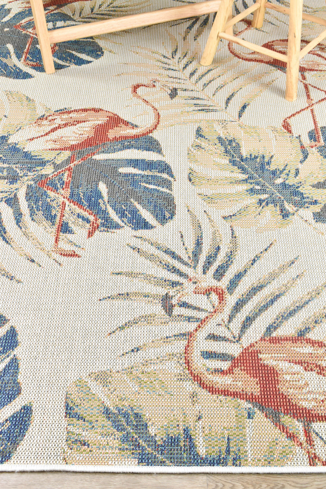 Montana Flamingo Rug - Turkish-inspired indoor/outdoor rug from Treasures of Turkey