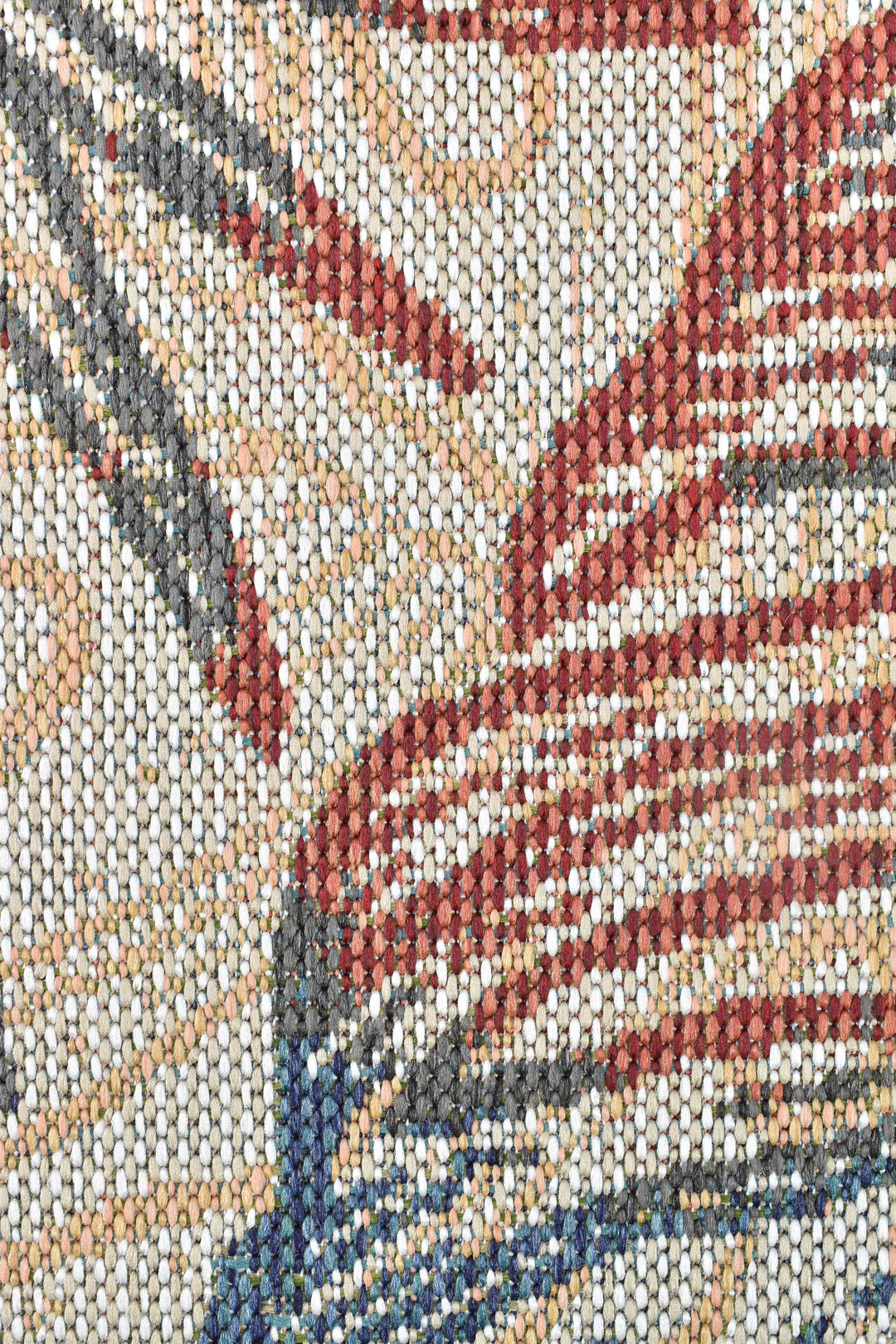 Montana Palm Leaves Rug - Turkish-inspired indoor/outdoor rug from Treasures of Turkey
