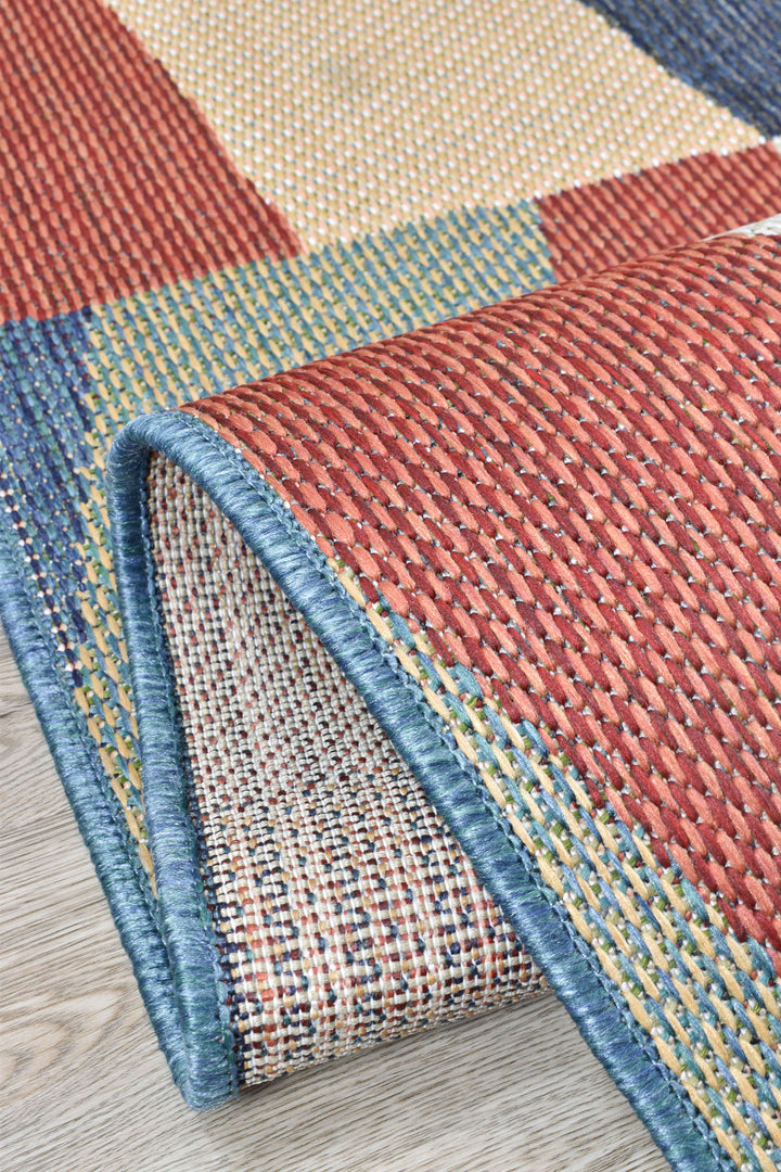Montana Polygon Rug - Turkish-inspired indoor/outdoor rug from Treasures of Turkey