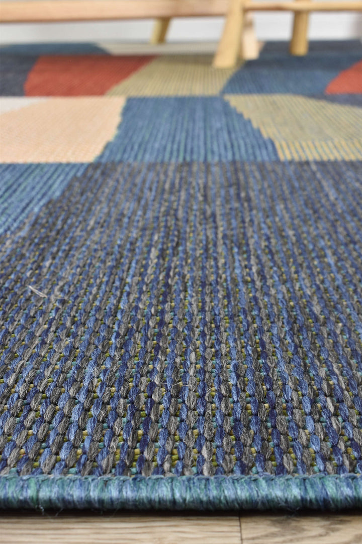 Montana Polygon Rug - Turkish-inspired indoor/outdoor rug from Treasures of Turkey