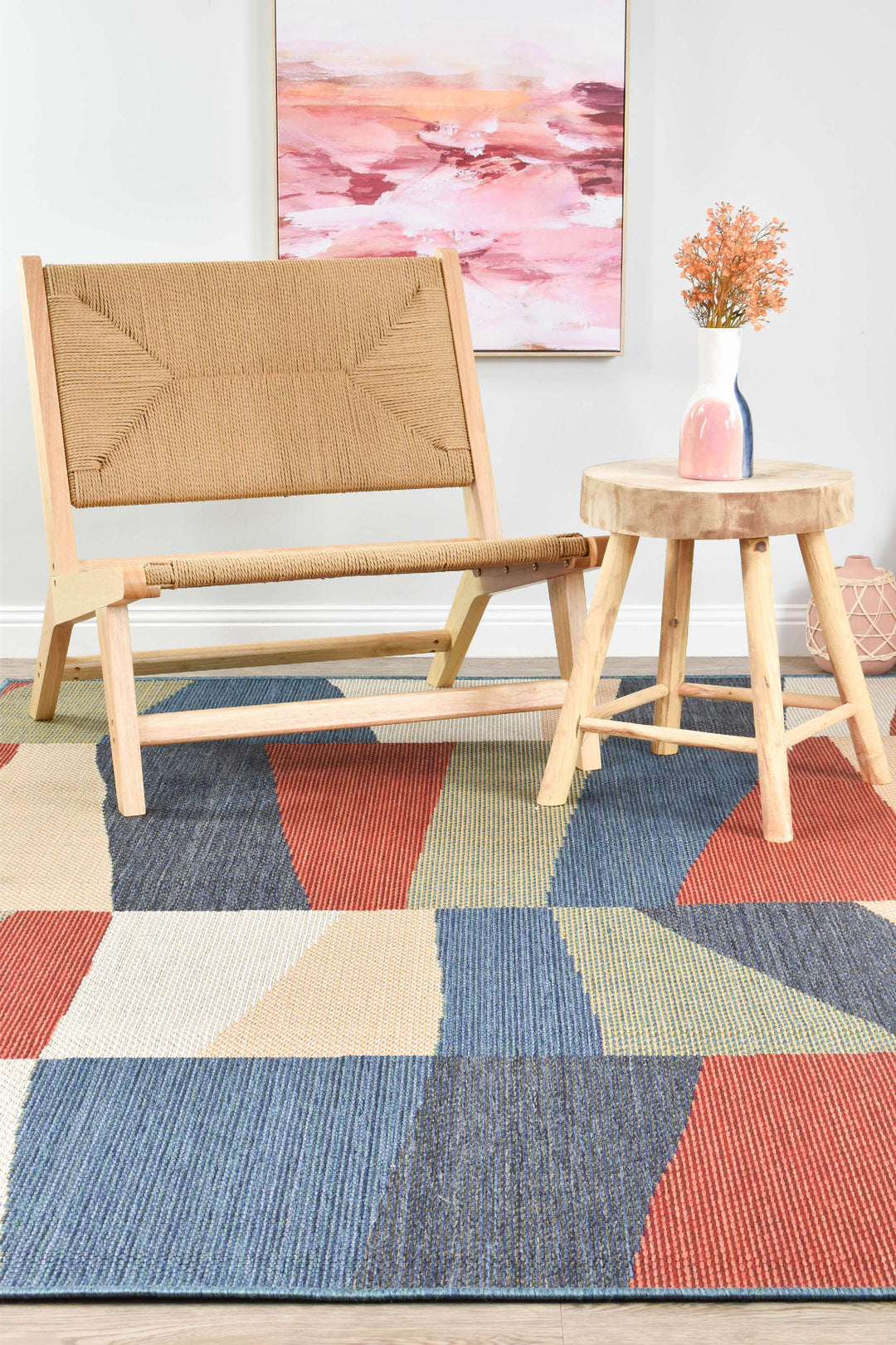 Montana Polygon Rug - Turkish-inspired indoor/outdoor rug from Treasures of Turkey