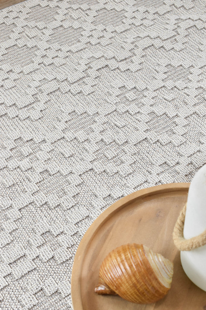 Colorado Light Grey Geometric Indoor Outdoor Rug – Treasures of Turkey Australia
