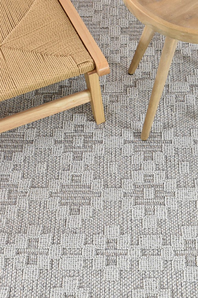 Colorado Light Grey Geometric Indoor Outdoor Rug – Treasures of Turkey Australia