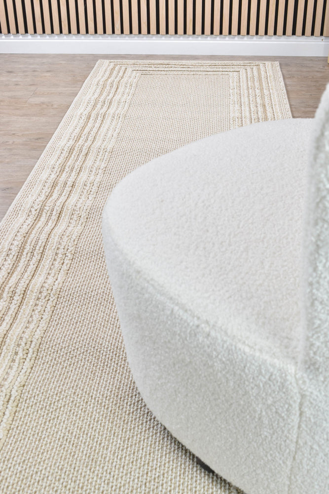 Colorado Runner Beige - Turkish-inspired hallway runner rug from Treasures of Turkey