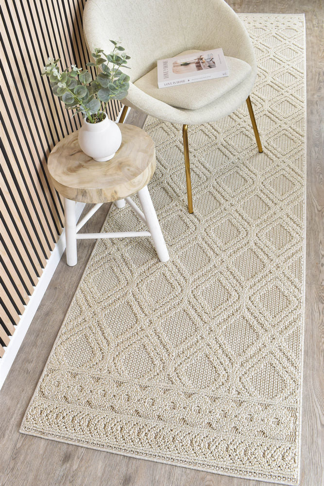 Colorado Runner Natural - Turkish-inspired hallway runner rug from Treasures of Turkey