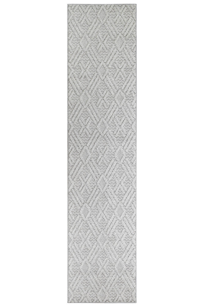 Colorado Light Grey Rug - Turkish-inspired indoor/outdoor rug from Treasures of Turkey