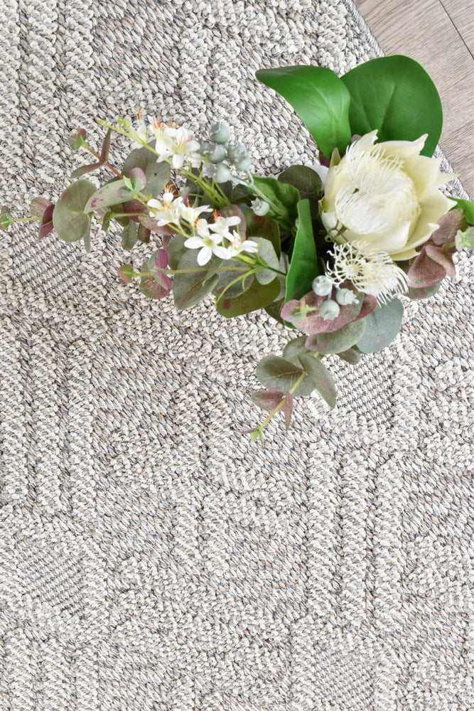 Colorado Light Grey Rug - Turkish-inspired indoor/outdoor rug from Treasures of Turkey