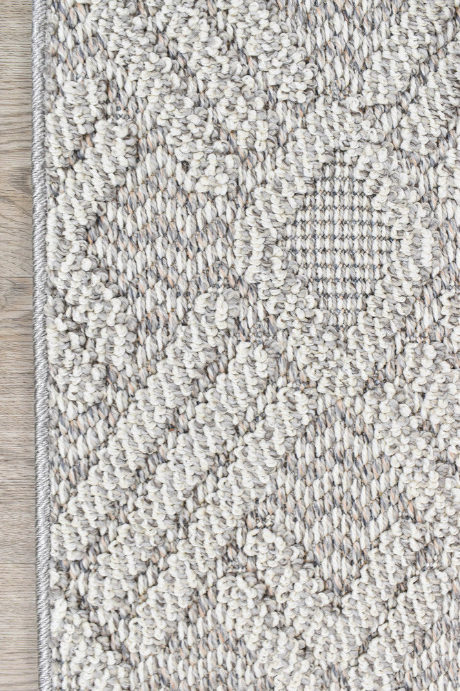 Colorado Light Grey Rug - Turkish-inspired indoor/outdoor rug from Treasures of Turkey