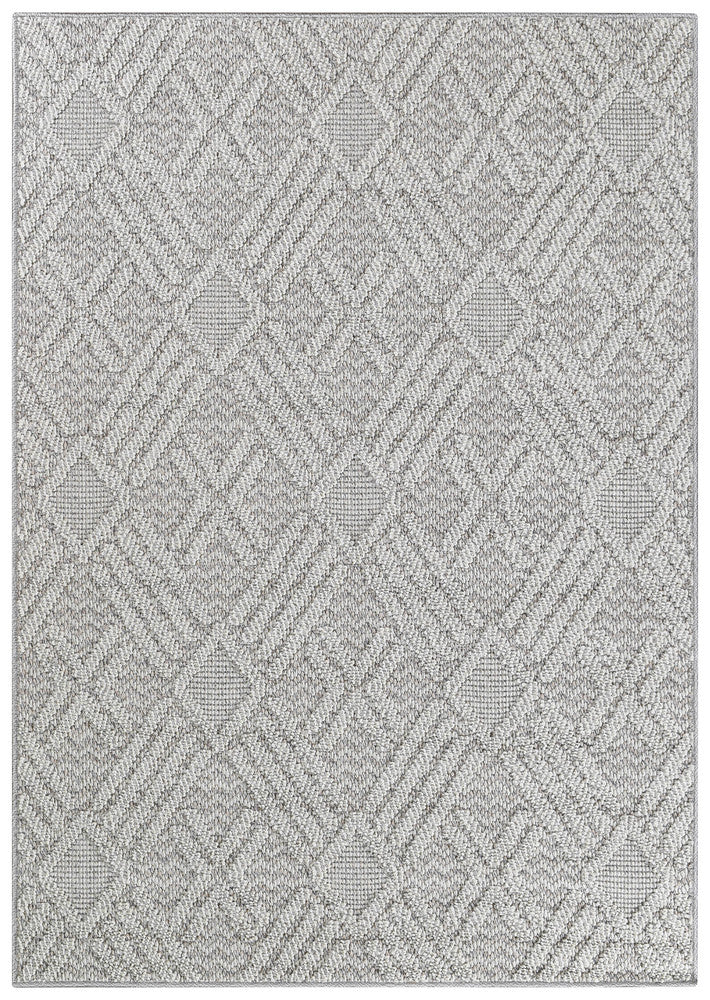 Colorado Light Grey Rug - Turkish-inspired indoor/outdoor rug from Treasures of Turkey