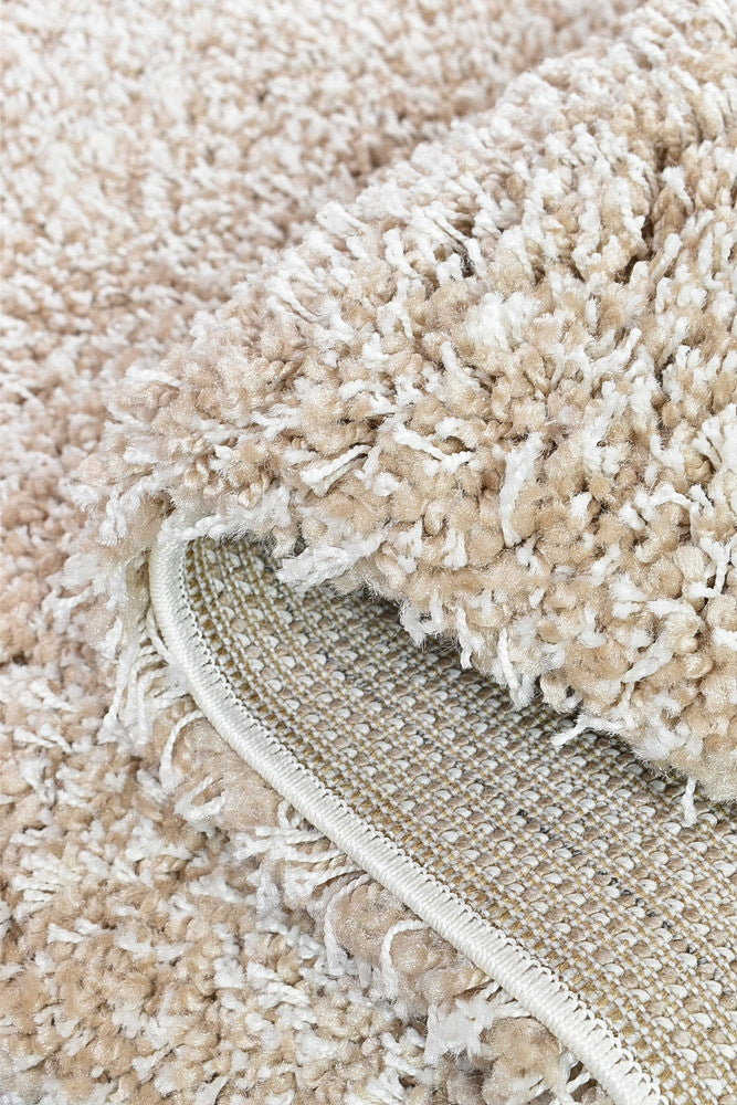 Leona Beige Rug - Turkish-inspired shaggy rug from Treasures of Turkey