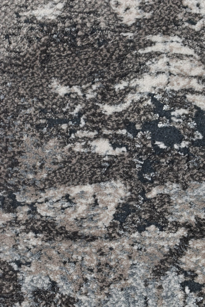 Imperial Black Cascade Rug - Turkish-inspired modern rug from Treasures of Turkey