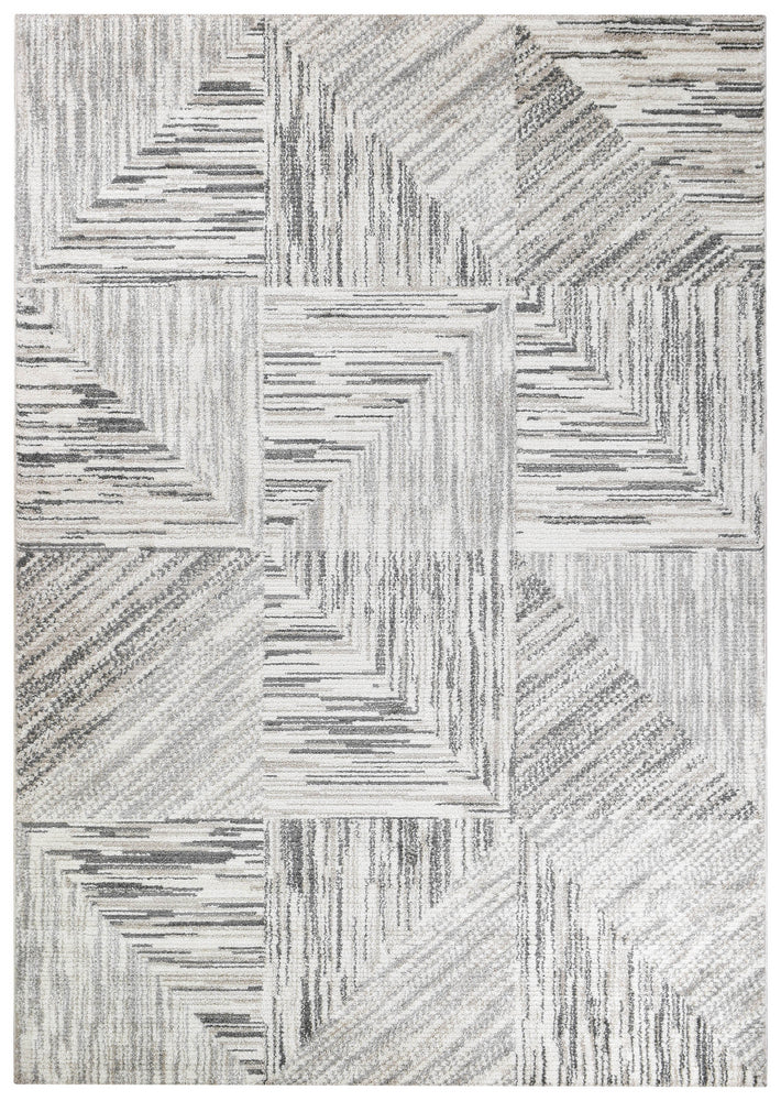 Vienna Cream Light Grey Rug - Turkish-inspired modern rug from Treasures of Turkey