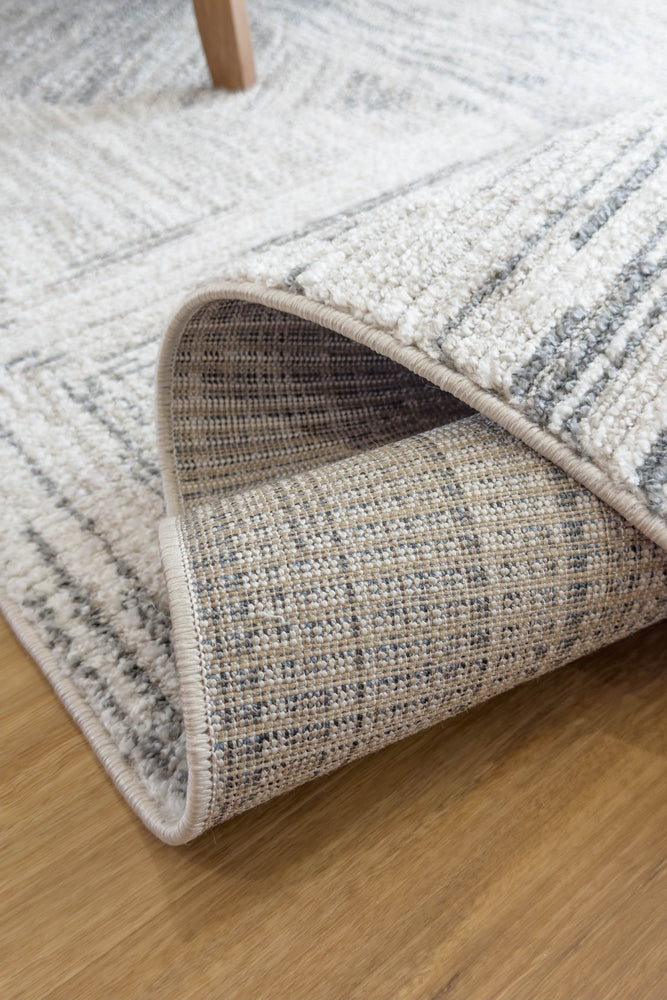Vienna Cream Light Grey Rug - Turkish-inspired modern rug from Treasures of Turkey