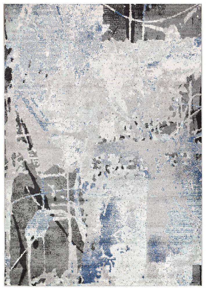 Vienna Dark Grey Grey Rug - Turkish-inspired modern rug from Treasures of Turkey